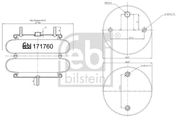 Pneimoatsperes spilvens, Pneimopiekare Febi 171760