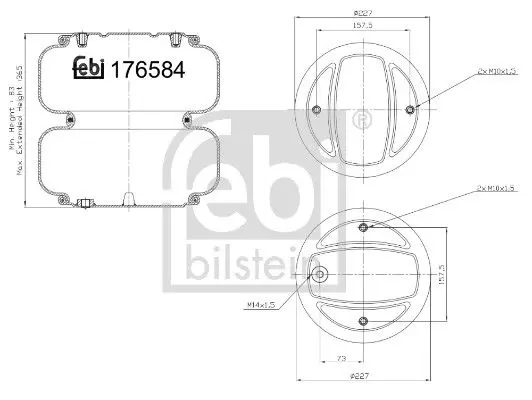 Pneimoatsperes spilvens, Pneimopiekare Febi 176581