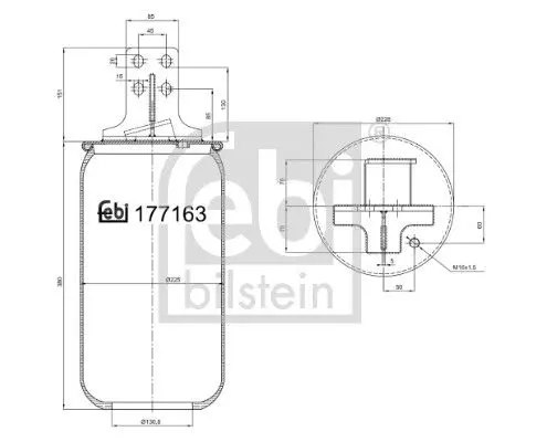 Pneimoatsperes spilvens, Pneimopiekare Febi 177163