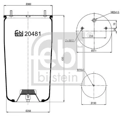 Pneimoatsperes spilvens, Pneimopiekare Febi 20481