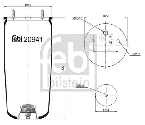 Pneimoatsperes spilvens, Pneimopiekare Febi 20941