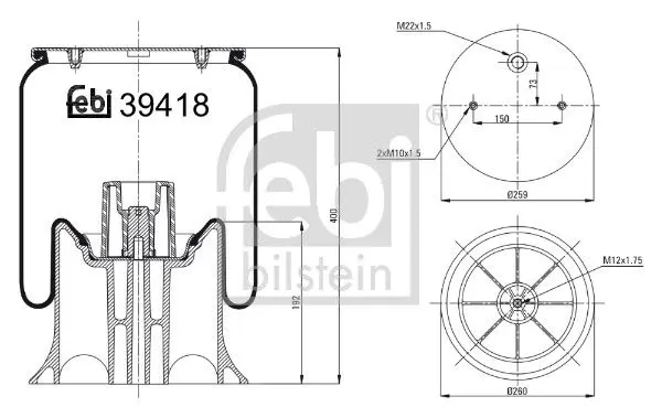 Pneimoatsperes spilvens, Pneimopiekare Febi 39418