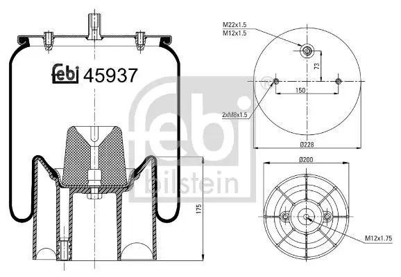 Pneimoatsperes spilvens, Pneimopiekare Febi 45937