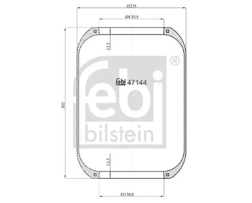 Pneimoatsperes spilvens, Pneimopiekare Febi 47144