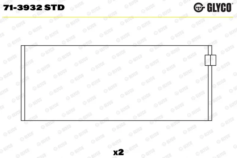Klaņa gultnis GLYCO 713932STD