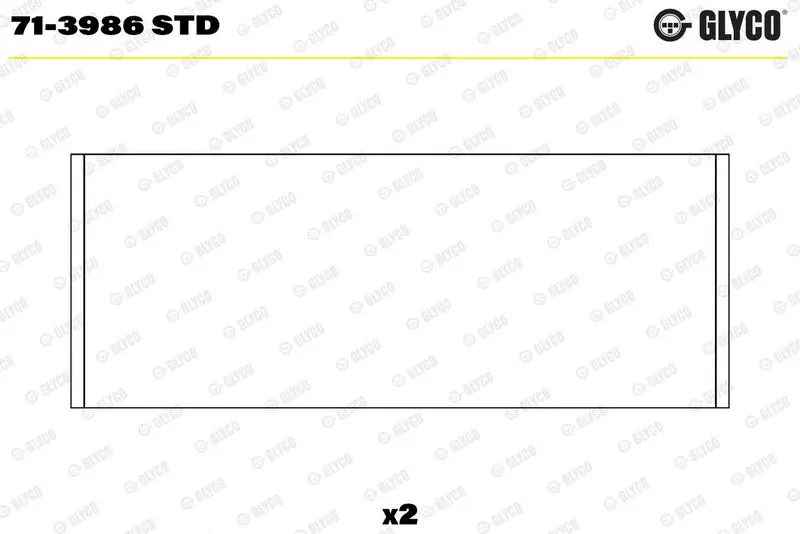 Klaņa gultnis GLYCO 713986STD