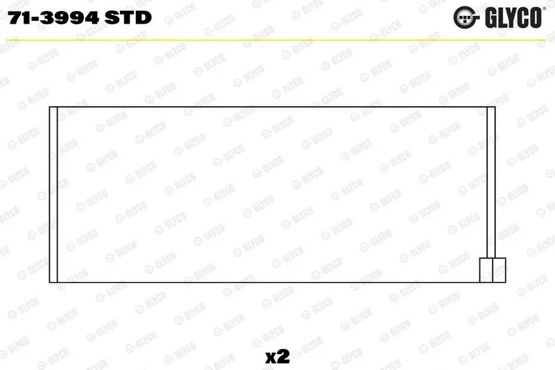 Klaņa gultnis GLYCO 713994STD