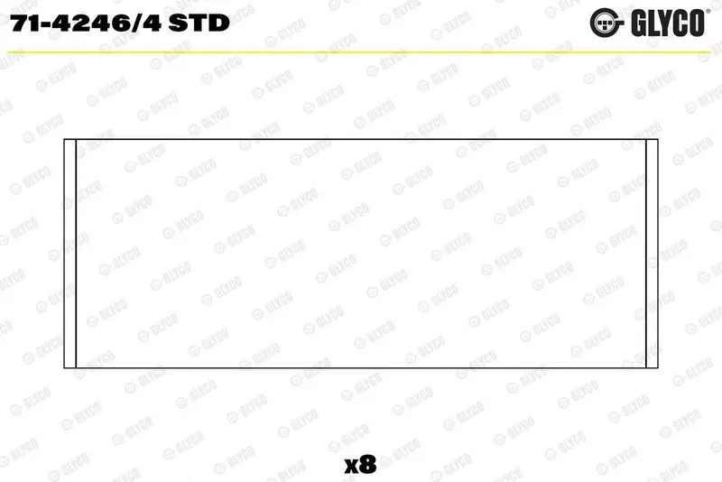 Klaņa gultnis GLYCO 7142464STD