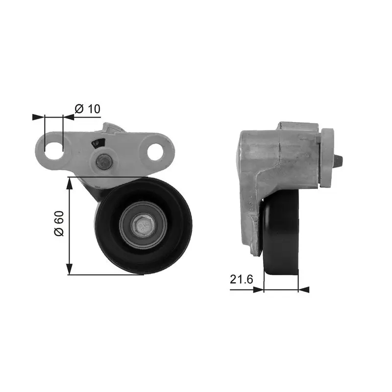 Spriegotājrullītis, Ķīļrievu siksna Gates T38159