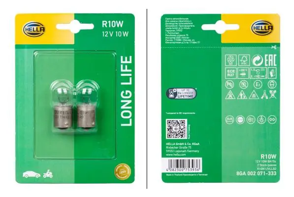 Kvēlspuldze HELLA 8GA002071333