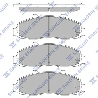 Brake pad set FORD F150 PICK-UP(D679)