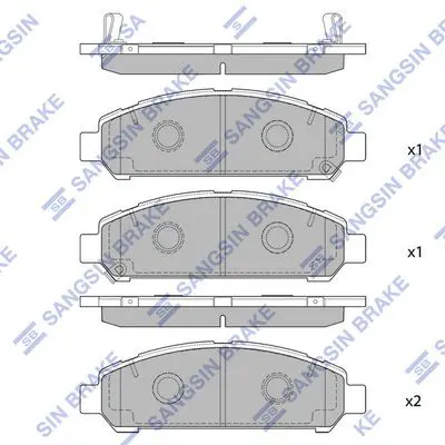 Brake pad set TOYOTA VENZA 09-11