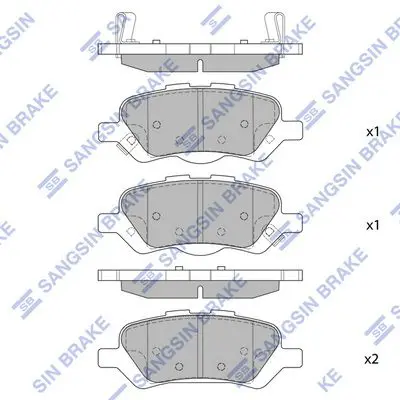 Brake pad set TOYOTA VENZA 09-