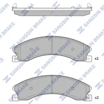 Brake pad set GMC C3500 11