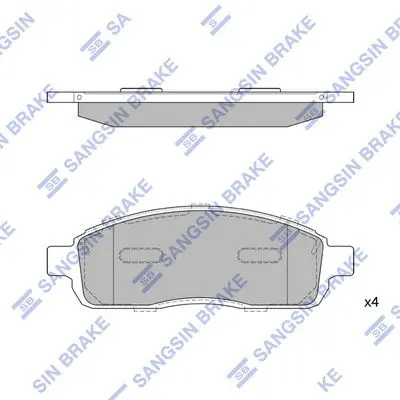 Brake pad set FORD F-150 05-08