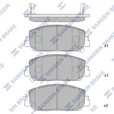 Brake pad set ACURA RLX 15-