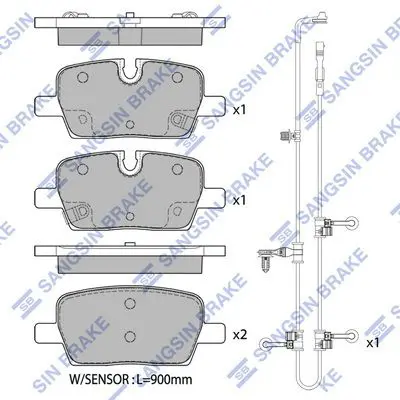 Brake pad set CADILLAC CT4 20-21