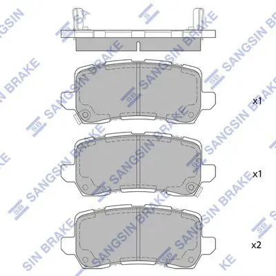 Brake pad set ACURA RLX 14-