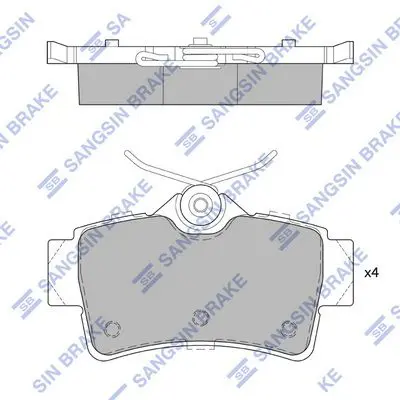 Brake pad set FORD MUSTANG 94-04
