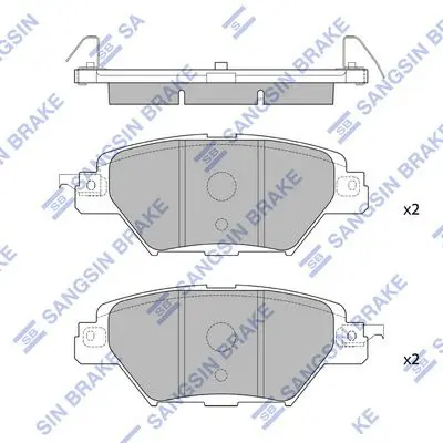 Brake pad set MAZDA CX-9 16-