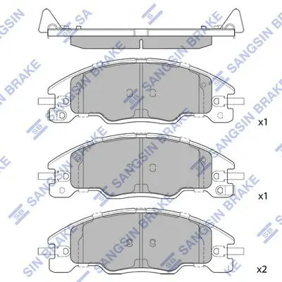 Brake pad set FORD FOCUS 08-11