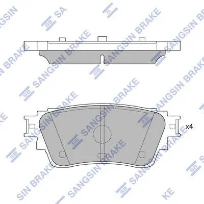 Brake pad set NISSAN ALTIMA 19-