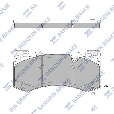 Brake pad set CHEVROLET TAHOE 21