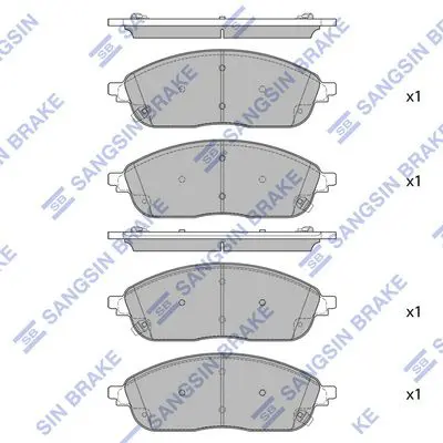 Brake pad set JEEP GRAND CHEROKEE