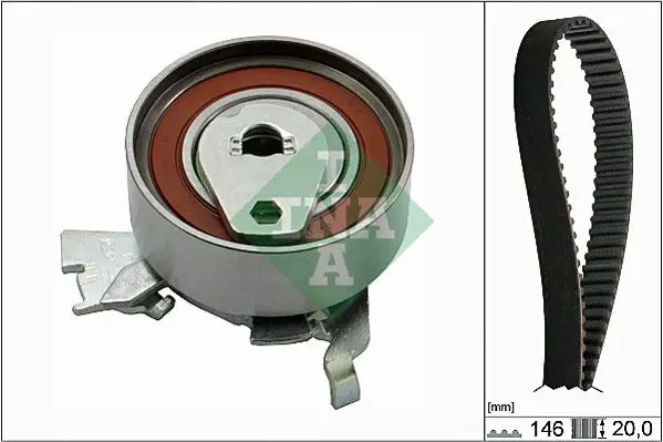 Zobsiksnas komplekts INA 530014710