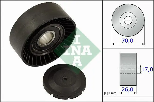 Spriegotājrullītis, Ķīļrievu siksna INA 531089110