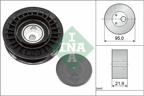 Spriegotājrullītis, Ķīļrievu siksna INA 531096310