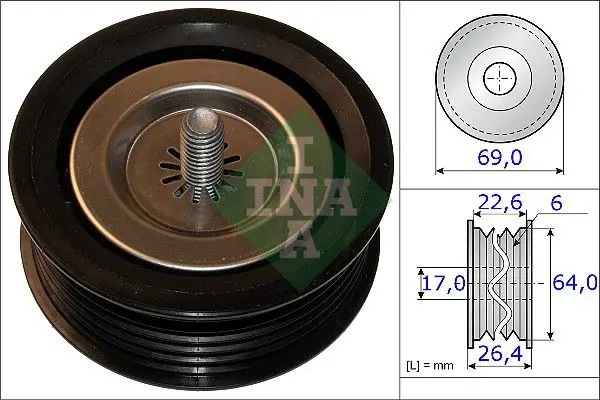 Parazīt-/Vadrullītis, Ķīļrievu siksna INA 532067110