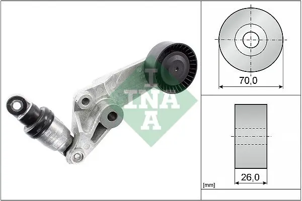Spriegotājsvira, Ķīļrievu siksna INA 534001610