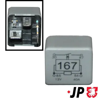 Relejs, Degvielas sūknis JP GROUP 1199206900