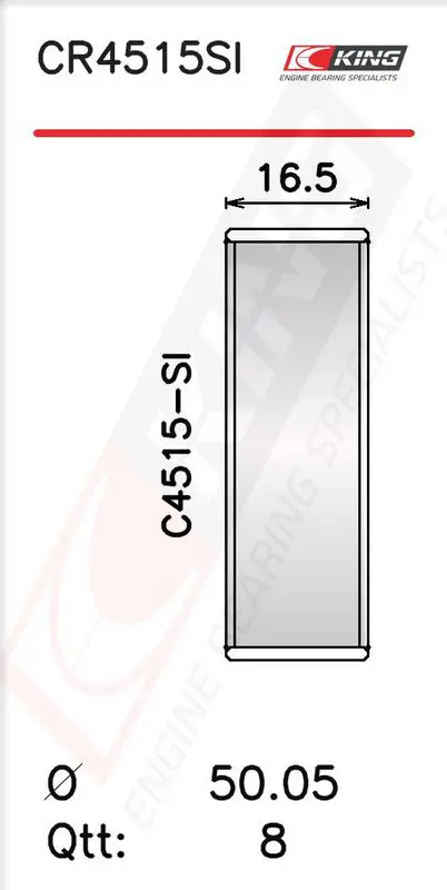 Connecting Rod Bearing KING CR4515SI025