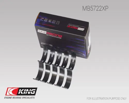 Crankshaft bearing set KING MB5722XP