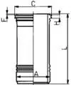 Cilindra čaula KOLBENSCHMIDT 88429110