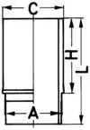 Cilindra čaula KOLBENSCHMIDT 89024110