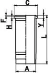 Cilindra čaula KOLBENSCHMIDT 89399110