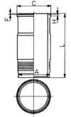 Cilindra čaula KOLBENSCHMIDT 89464110