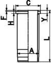 Cilindra čaula KOLBENSCHMIDT 89578110