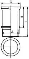 Cilindra čaula KOLBENSCHMIDT 89584110