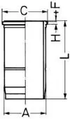 Cilindra čaula KOLBENSCHMIDT 89593110