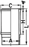 Cilindra čaula KOLBENSCHMIDT 89645110