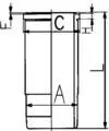 Cilindra čaula KOLBENSCHMIDT 89839110