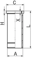 Cilindra čaula KOLBENSCHMIDT 89920110