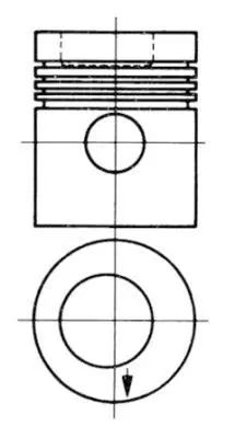 Virzulis KOLBENSCHMIDT 93882600