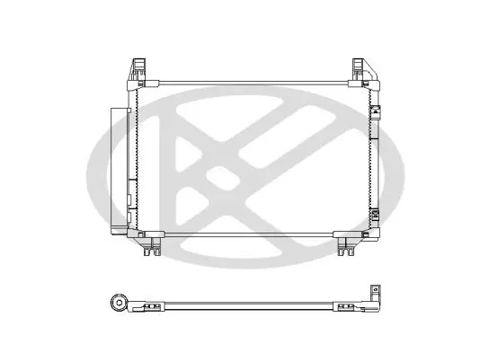 Condenser, air conditioning KOYORAD CD010369M