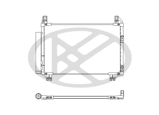 Condenser, air conditioning KOYORAD CD010394M