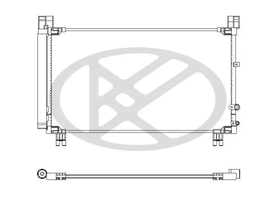 Condenser, air conditioning KOYORAD CD010896